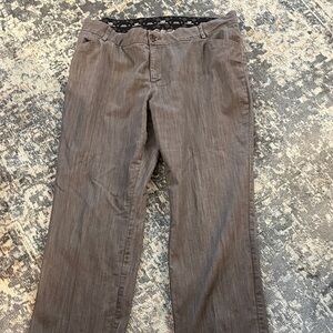 Women’s Gray Straight-Leg Pants